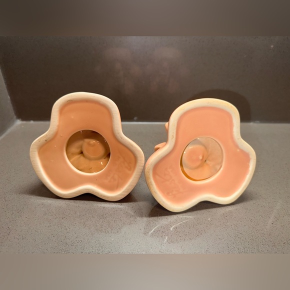 Fiesta Fiestaware set of two pyramid candle holders - Picture 7 of 8